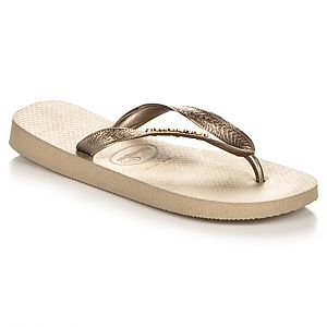 Havaianas Logo Metallic Gold