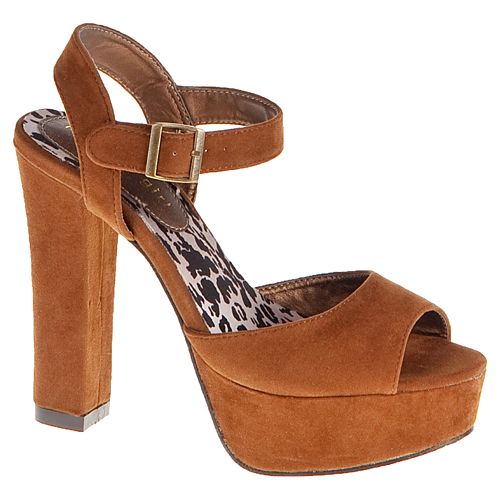 Madden Girl Naughtyy Platform Süet Sandalet