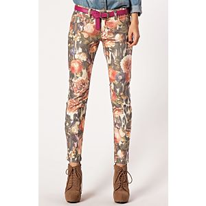 Batik Urban Cow Girl Flower Pantolon