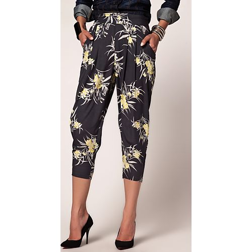 Vero Moda Anna Desenli Harem Pantolon