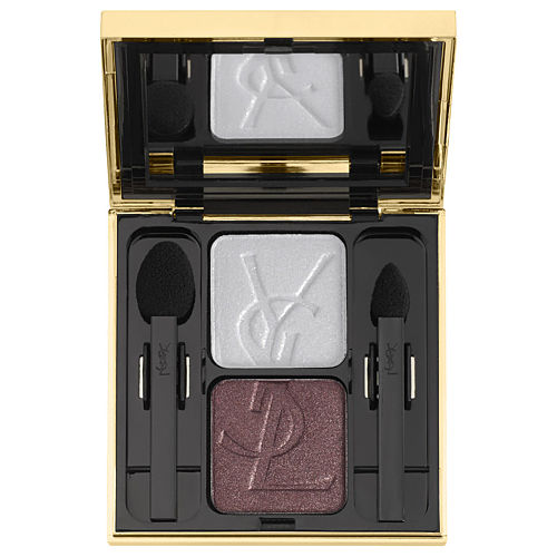 Yves Saint Laurent Ombre Duo Lumieres 2‘li Far 33 Silver Grey&Golden Plum