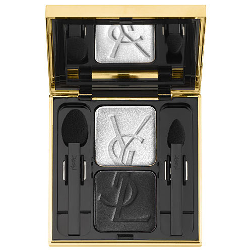 Yves Saint Laurent Ombre Duo Lumieres 2‘li Far 41 Silver Moire&Black Fannel