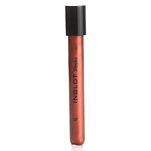 Inglot Sleeks Lip Gloss 27 Simli Kızıl Bronz