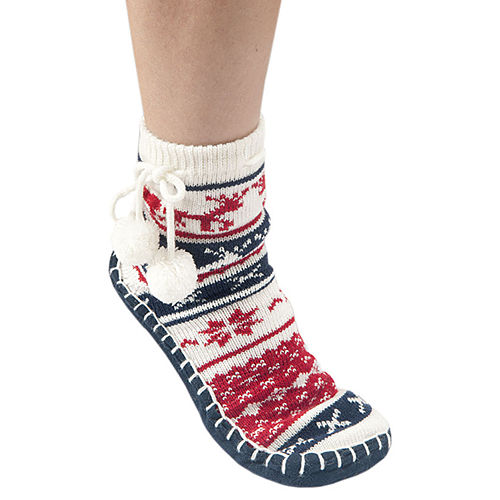 Twigy Kış Desenli Lacivert Çorap