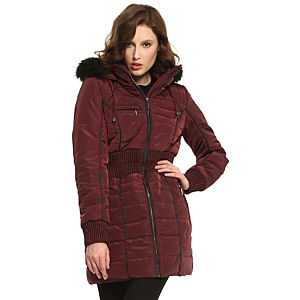 Vero Moda Kürklü Bordo Mont