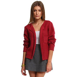 American Vintage Bordo Örgü Ceket