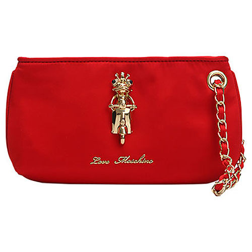 Love Moschino Kurbağalı Kırmızı Clutch