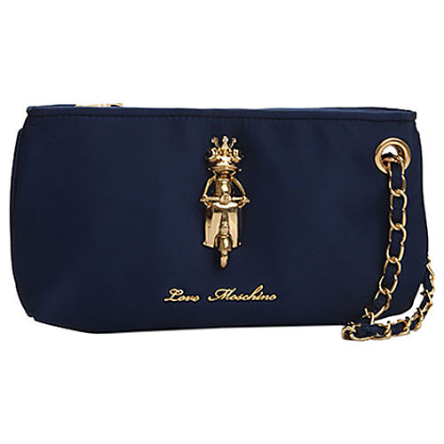 Love Moschino Kurbağalı Lacivert Clutch