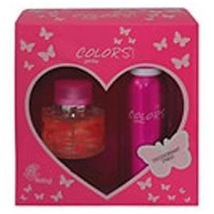 Rebul Colors Pinky Bayan Parfüm Set 100ML EDT + 150ML Deodorant