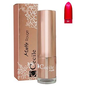 Cecile Matte Rouge Lipstick 01 Ruj