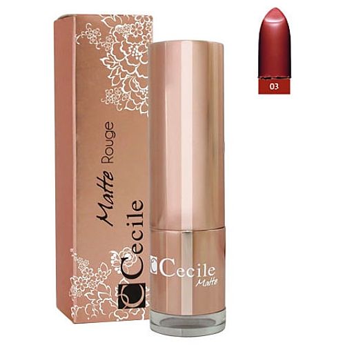 Cecile Matte Rouge Lipstick 03 Ruj