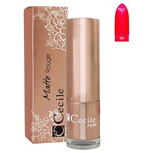 Cecile Matte Rouge Lipstick 04 Ruj