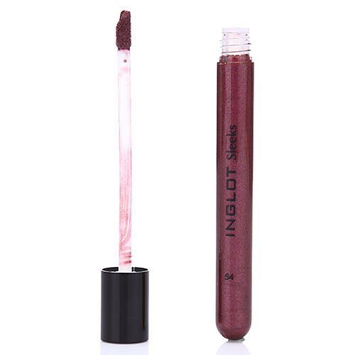 Inglot Lipgloss Sleeks 54 Simli Kızıl Mor