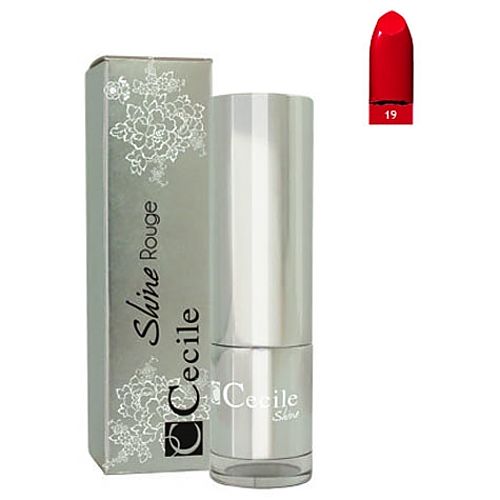 Cecile Shine Rouge Lipstick 19 Ruj