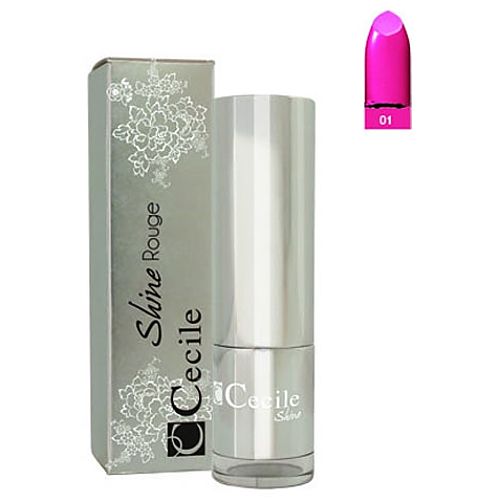 Cecile Shine Rouge Lipstick 01 Ruj