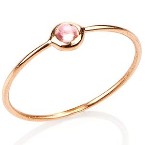 Elif Doğan Jewelry    Açık Pembe Tekli Bubble Yüzük