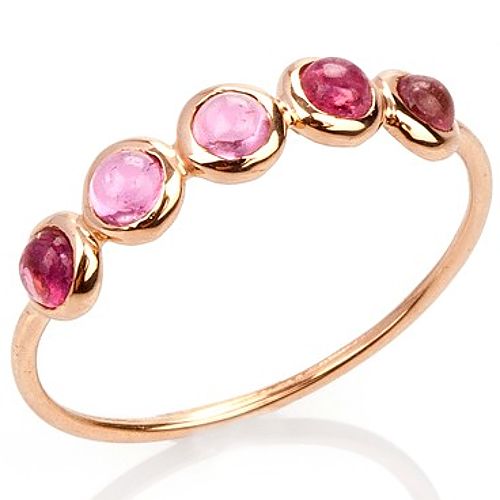 Elif Doğan Jewelry    Pembe Beşli Bubble Yüzük