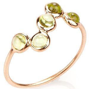 Elif Doğan Jewelry    Yeşil S Bubble Yüzük