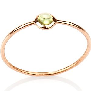 Elif Doğan Jewelry    Yeşil Tekli Bubble Yüzük