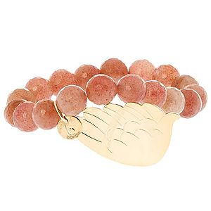 B bangle by Banu Muller    Altın Renk Melek Kanatlı Bileklik