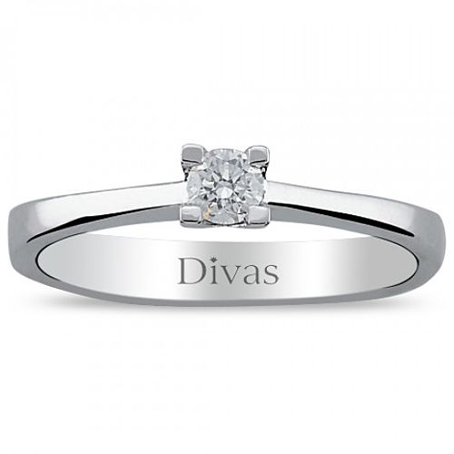 Divas Diamond    0,14 ct Pırlanta Tektaş Yüzük