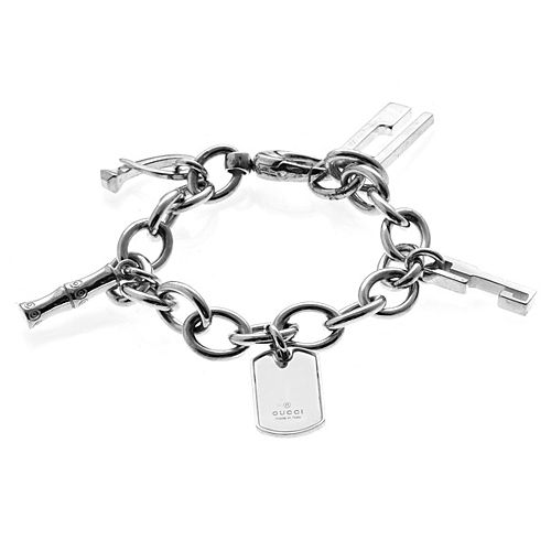 Gucci    Charms Silver Bileklik