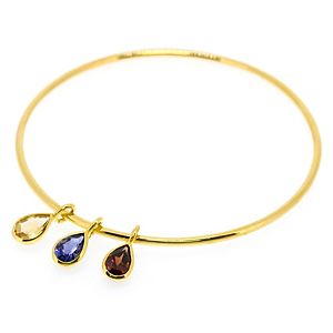 Melin Paris    Citrine, Garnet ve Iolite Bilezik