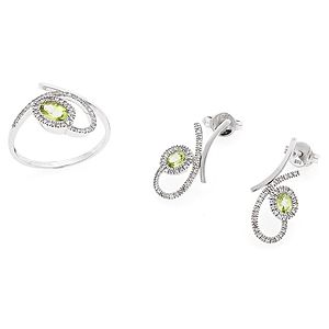 By Gold    Peridot Taşlı Yüzük ve Küpe