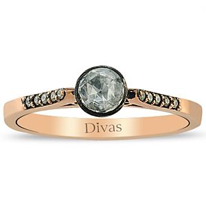 Divas Diamond    0,05 ct Elmas Altın Yüzük