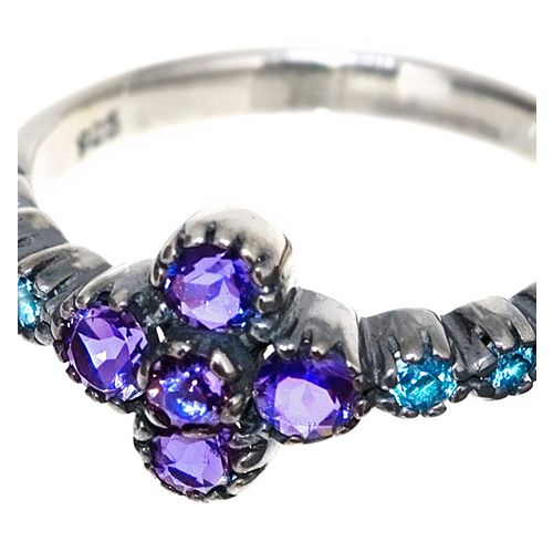 Melin Paris    Iolite ve Blue Topaz Yüzük