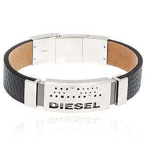 Diesel    Diesel Yazılı Deri Bileklik