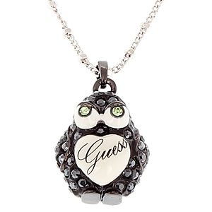 Guess    Taşlı Penguen Figürlü Kolye