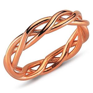 Kamalaya Design    Sarmaş Dolaş Üçlü Düğüm Yüzük