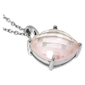 Melin Paris    Pembe Quartz Kolye