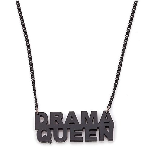 Lucky Beads    Drama Queen Siyah Kolye