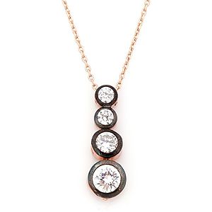 Miracles Collection    Dört Daire Taşlı Kolye
