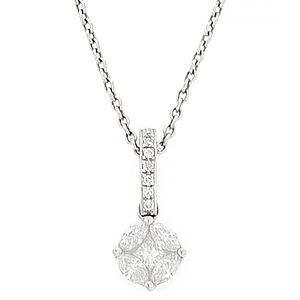 By Gold    0,29 ct yalancı tektaş kolye