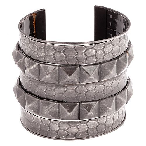 MiaRossa    Mat Renkli Zımbalı Cuff