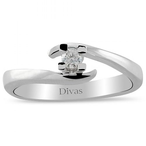 Divas Diamond    Birleşen Pırlantalı Tektaş Yüzük