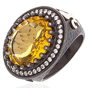 Zivatu    Citrine Quartz Taşlı Yüzük