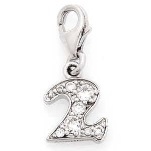 AGATHA Paris    Taşlı "2" Rakam Charm