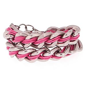 Chain Reaction    Chain Lux Fume Pembe Bileklik