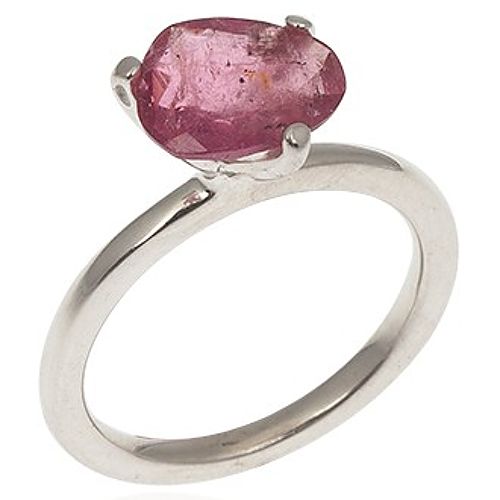 GeM By Mineral    Gümüş Pembe Turmalin Yüzük