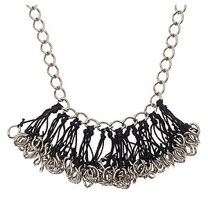 Chain Reaction    Parlak Metal Chain String Blossom Kolye