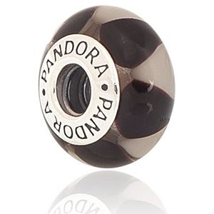 Pandora    Siyah Gri Charm