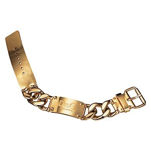 Dolce & Gabbana    Altın Kaplama Kemer Figürlü Bileklik