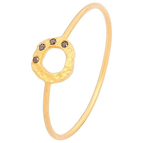 Elif Doğan Jewelry    Oval Amorf İnce Yüzük