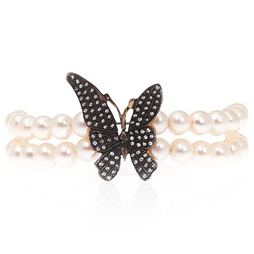 SHAINA    Pearl Butterfly Bileklik