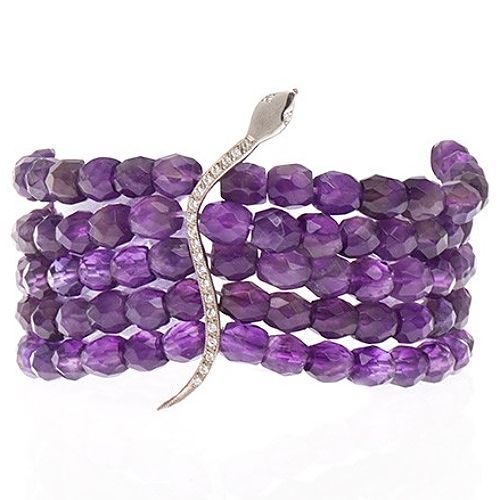 SHAINA    Purple Snake Bileklik