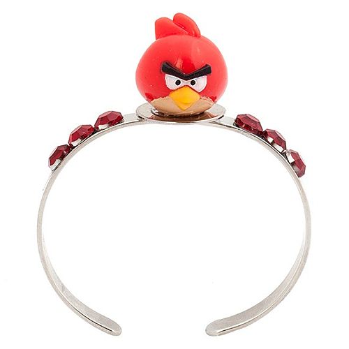 Derya‘s Winter Shop    Kırmızı Angry Bird Metal Bileklik